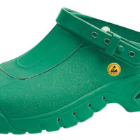 Ciabatta ESD in plastica speciale autoclavabile colore verde | ABEBA